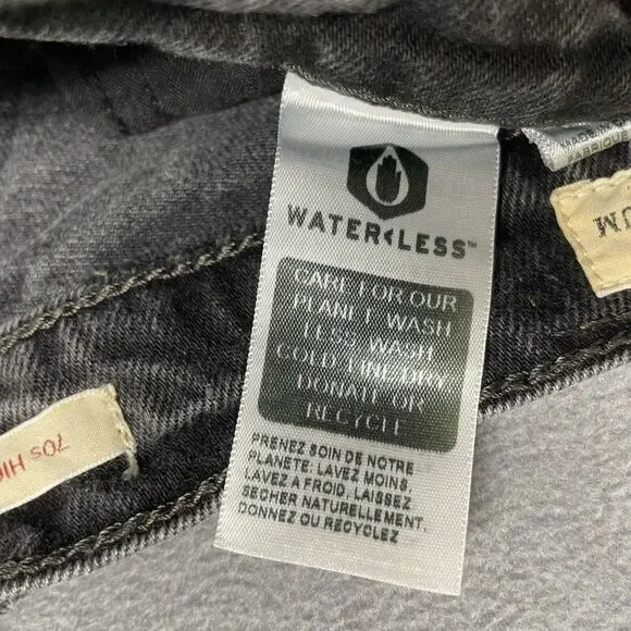 Woman's Levis Levi's 70s High Slim Straight Jeans Faded Black 27 Waist 27 Inseam - Picture 11 of 14